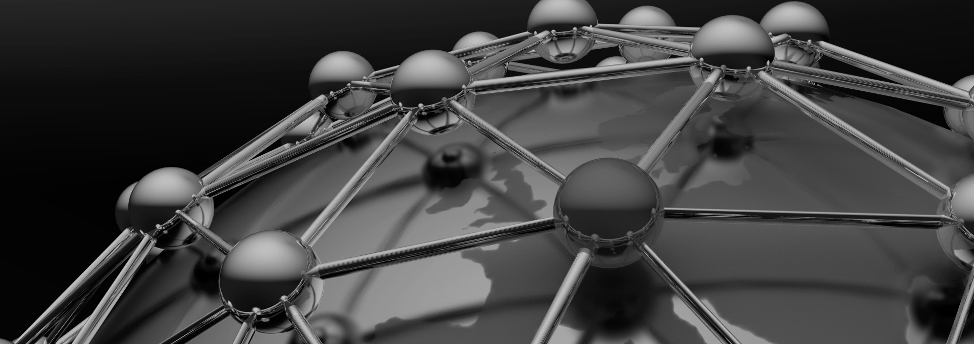 Abstraktes Bild eines Globus mit Datenraster